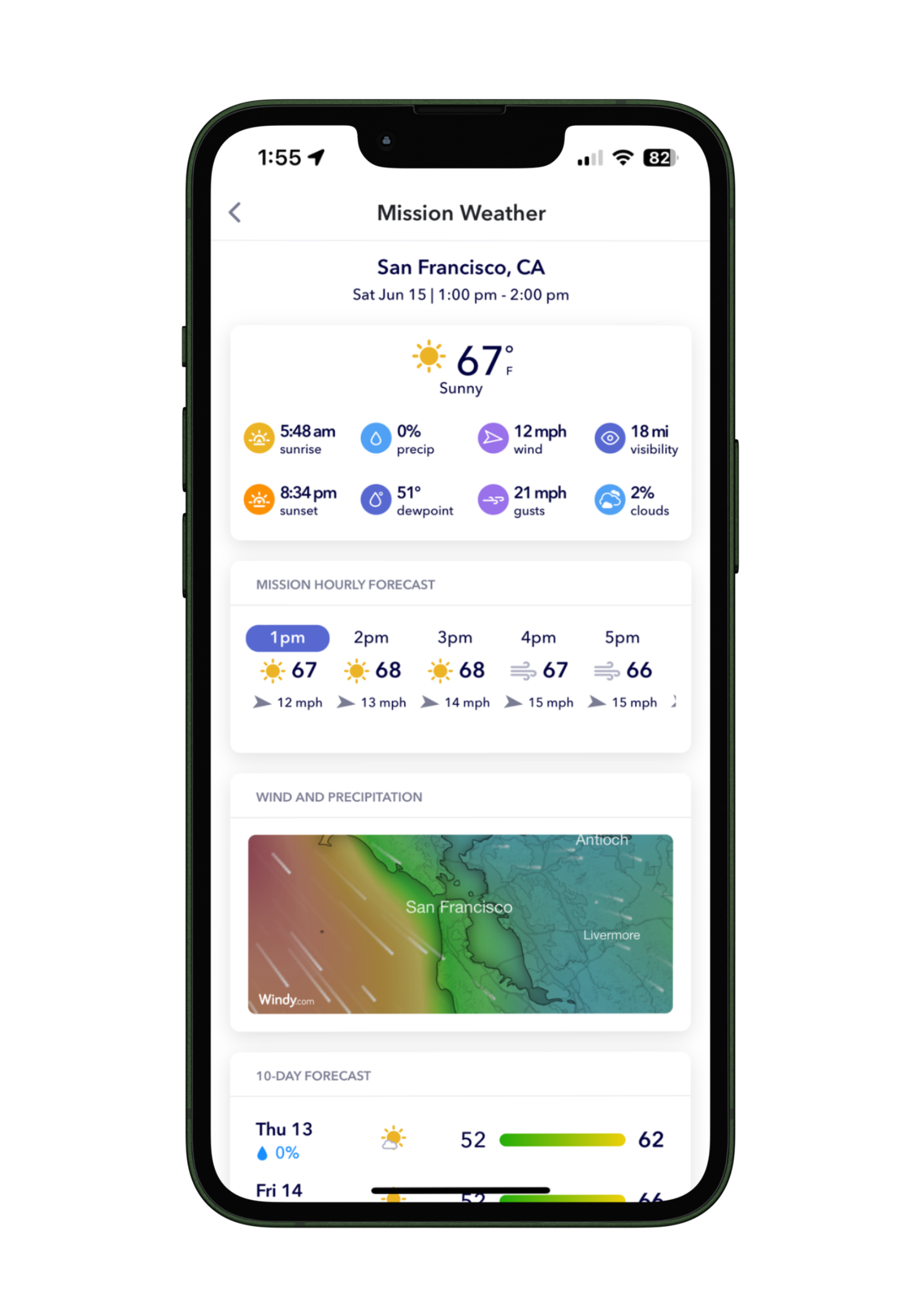 AutoPylot Mission Weather Tracking. Drone Weather Forecasts and Tracking. Drone Flight Weather